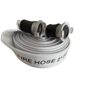 2 Inch PVC Nylon Lined High Pressure Firefighting Hose with Russian Coupling
