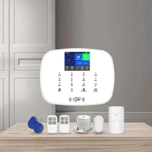 2.4 Inch 4G WiFi 433MHz ABS Home Alarm System Door Window Sensors Video Camera IP66 Waterproof PIR Motion Detection Fire Burglar