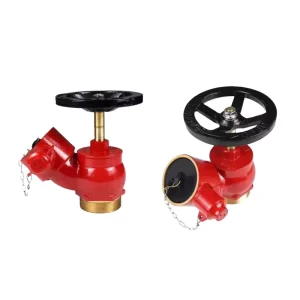 2.5” Brass Inlet Oblique Landing Valve Fire Hydrant Equipment for Fire Protection Firefighting Accessory