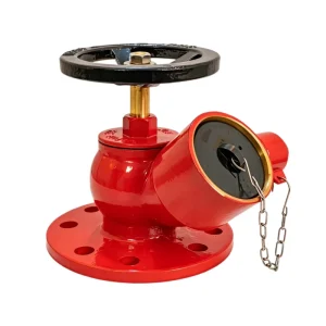 2.5 Inch BSP Oblique Fire Hydrant Landing BS336 Red Brass Material External Thread Firefighting Equipment Accessories