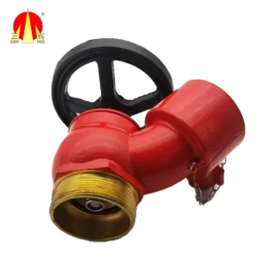 2.5 Inch Brass Landing Valve 65mm BSPT Fire Hydrant Firefighting Equipment Accessory