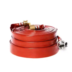 2.5 Inch Double Sided PVC Lining Fire Hose High Pressure Water Firefighting Machine Accessory Equipment