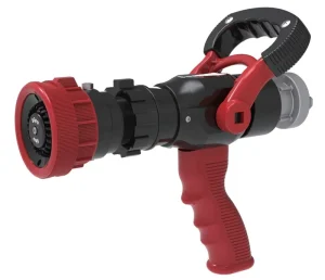 2.5″ Selectable Flow Fire Water Gun Firefighting Equipment Accessory Fire Hose Nozzle for Firefighters Handline Fire Nozzle