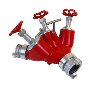 2.5″ Valves 3 Way Water Separator Fire Hydrant Hose Divider System