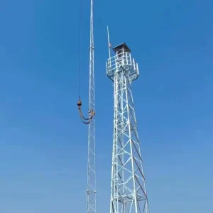20-meter High-rise Building Lightning Protection Triangle Independent Lightning Protection Tower Triangle Lightning Rod Tower