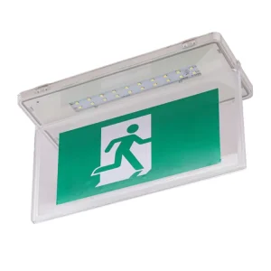 20pcs 0.2W OEM Waterproof Led Emergency Exit Sign Bulkhead Emergency Light for Commercial Building Fire Evacuation System