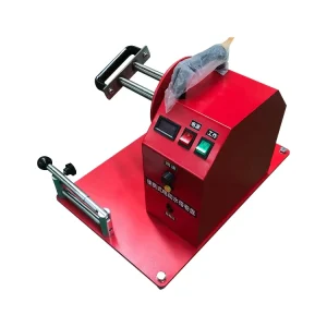 220W Red Aluminum Rolled Steel Hose Rolling Machine Firefighting Equipment Accessory