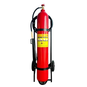 24 kg 30 kg carbon dioxide cylinder wheeled fire extinguishers for vehicle and computer room protection