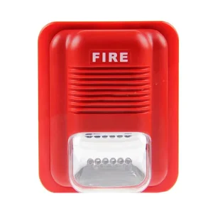 24V Conventional Fire Alarm Strobe Sounder LED 200 Flashes Min Wired Sound Alarm Siren Horn CE Certified