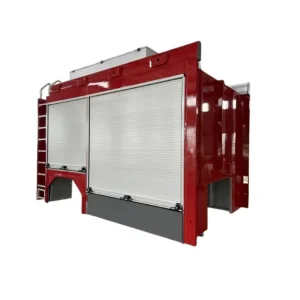 24V LED Light Aluminum Shutter Silver White Black Fireproof Roll Door for Fire Firefighting Equipment Accessories