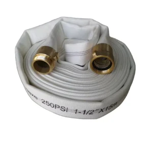 250PSI 1.5 Inch EPDM Lined Firefighting Attack Hose Outdoor Firefighting Equipment Accessory