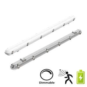 2ft 4ft 5ft 8ft 20 100W LED Tri proof Light Vapor Tight Fixture IP66 Waterproof Luminaires for Parking Lot Garage