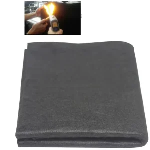 2mm 3mm 5mm 8mm Thickness High Temp Welding Blanket Pre oxygenated Carbon Fiber Material Black Fire Retardant Protective Blanket