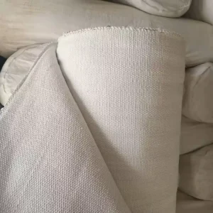 2mm Thick Ceramic Fiberglass Welding Fire Blanket 1m*1m Roll with Corner Grommets Heat Resistance up to 1000