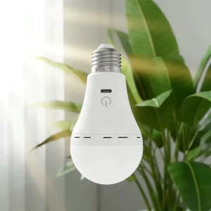 3 Color Temperature LED Bulb Warm Neutral Cool White Wireless Battery Powered Lamp Dimmable USB Rechargeable E27