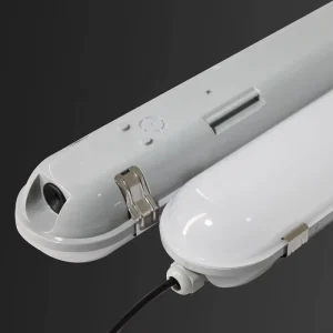 3 Hrs Emergency Light 20W 4ft Weatherproof Batten Light Tri-proof Outdoor Chandelier Light for Railway Station Corridor Gallery
