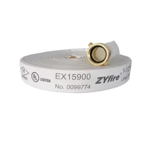 3 Inch Firefighting Equipment Single Jacket Fire Hose Approved By UL FM MED For Fire Control