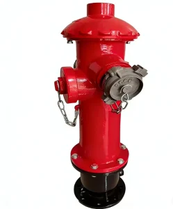 3 Way Outdoor Fire Hydrant Pillar Type DN100 PN16 Double Outlet Firefighting Landing Valve for Global Project Safety