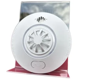 3-in-1 Portable Multifunctional Fire Smoke Carbon Monoxide Heat Detector Easy Installation ABS 10-Year Lifetime Sound Light