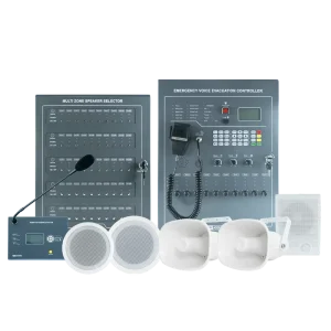 3.2 inch LCD Screen Operation Fire Alarm Voice Evacuation Controller