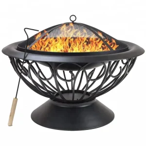 30″ Heat-resistant Large Fire Pit for Bonfire