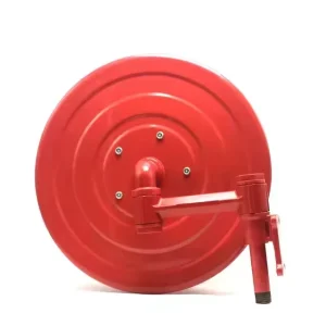30 Meters Flexible Swing Type Fire Hose Reel 0.8Mpa Pressure Steel Brass Powder Coating Firefighting Equipment Accessory