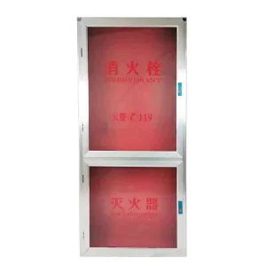 304 Stainless Steel Fire Hydrant Box and Hose Reel Cabinet Indoor Outdoor Firefighting Equipment Accessory