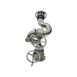 304 Stainless Steel Fire Water Foam Monitor Gun Base Firefighting Equipment Accessory Flexible Customizable Brand China