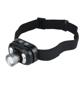 330 Lumen Multifunctional USB Rechargeable Waterproof Portable Headlamp IP44 LED Headlight with Red and Blue Light