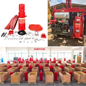 35L 85L Fluorine Free Foam Stainless Steel VFSS Vehicle Fire Suppression System