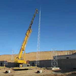 35m Angel Steel tube Steel Rod lightning Tower