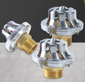 360 Quick Reaction Rotary Spray Head Glass Bulb Fire Sprinkler Firefighting Equipment and Accessories