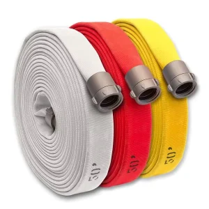 38 65 mm 400 PSI Single Jacket Double Jacket Polyester or Nitrile Rubber Fire Hose Fire Fighting Equipment