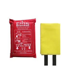 39.7 Inch Fireproof Fiberglass Blanket Home Fire Safety with Heat-Resistant Features