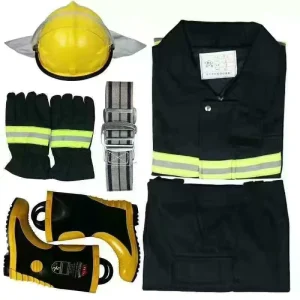 3C Certified Nomex Fire Retardant Fabric Firefighting Rescue Suit 14 Models Detachable Five Piece Set Including 02 Firefighting