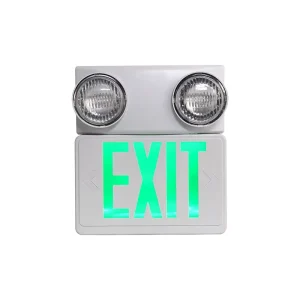 3W Automatic Fire Alarm System Rechargeable Dual Head ABS Material LED Emergency Box Sign Light 3 Hours Lithium Battery IP30