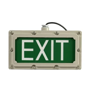 3W IP66 Explosion Proof LED Emergency Light Rechargeable 3W LED Emergency Exit Signs Lamp for Hazardous Areas