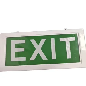 3W LED Emergency 3 hour Green IP30 Exit Sign Light Evacuation AC165-265V Safety Indication Fire Alarm Li-ion Battery 6000K