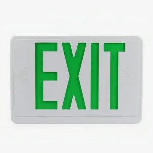 3W Red Green Letters Ceiling Wall Mounted Rechargeable AC85 265V Fire LED Emergency Exit Sign Box Light with 1200mAh Battery