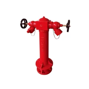 4″ BS750 Red Color Cast Iron Manual Water 2 Way Outdoor Ground Pillar Fire Hydrant