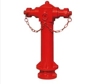 4 Way Fire Pump Breeching Inlet Valve BS 5041 Certified Firefighting Equipment Cast Iron Pillar Hydrant Inlet