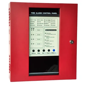 4 Zones Fire Alarm Control Panel RS485 Communication Smart Conventional Fire Alarm System