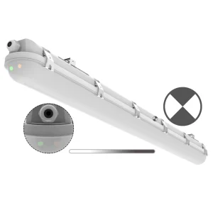 4FT 36W 1200mm Led Batten 120 Degree Emergency Waterproof Alum Weatherproof Battery Batten Light Commercial Garage IP65 IK08