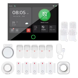 4G WiFi Home Security Alarm System Signal Detector Security Cameras Smoke Detector Anti theft Motion Sensor Alarm Systems