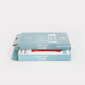 4ft X 4ft White Fiberglass Fire Retardant Blanket 0.45mm Thick 550C High Temp Resistance EN1869 Certified Fire