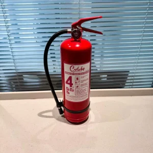 4kg Portable DCP Fire Extinguisher with Flexible Rubber Hose Steel Cylinder