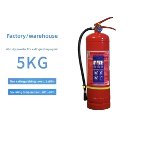 5 Kilograms Portable Dry Powder Fire Extinguisher Red