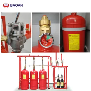 5.6MPa Internal Stored Pressure FM200 Clean Agent Flexible Installation Data Center Fire Safety