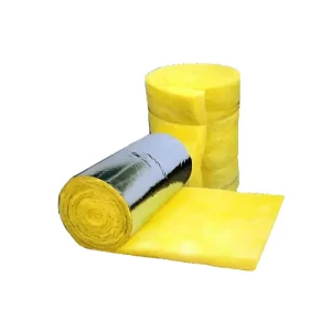 50mm Aluminum Foil Glass Wool Sheet Blanket Eco Friendly Fire Resistant Apartment Insulation More 5 Years Warranty