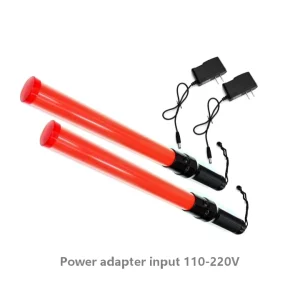 54cm Hand Held LED Flash Traffic Warning Baton High Visibility Security Warning Light For Road Safety Use